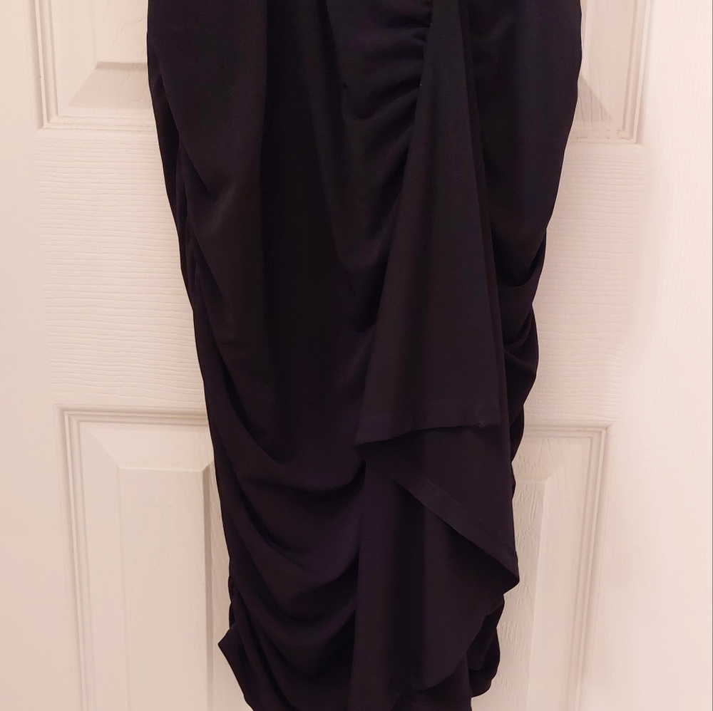 NWOT Ricki's Cold Shoulder Ruffle Front Dress - Picture 5 of 8